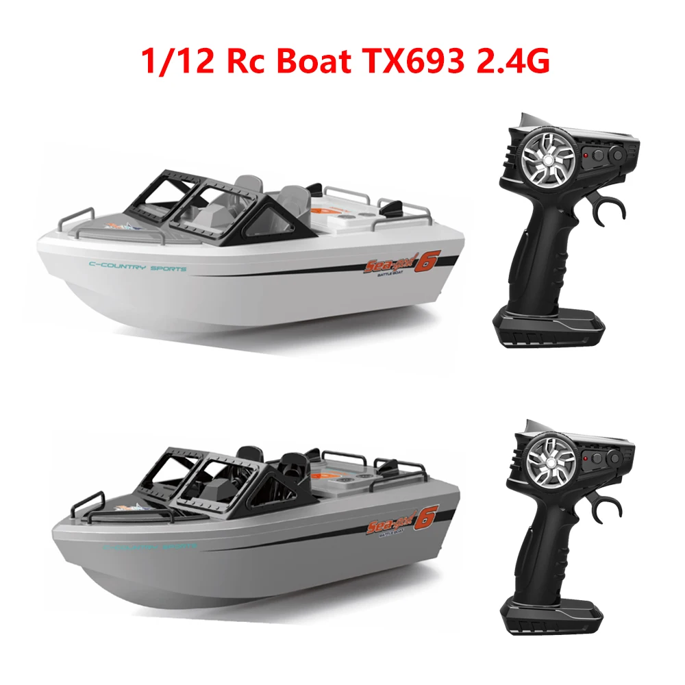 1/12 Rc Boat TX693 2.4G Powerful Brushless Motor Long Range Wireless Electric Remote Control Fast boat Model Toys Boys