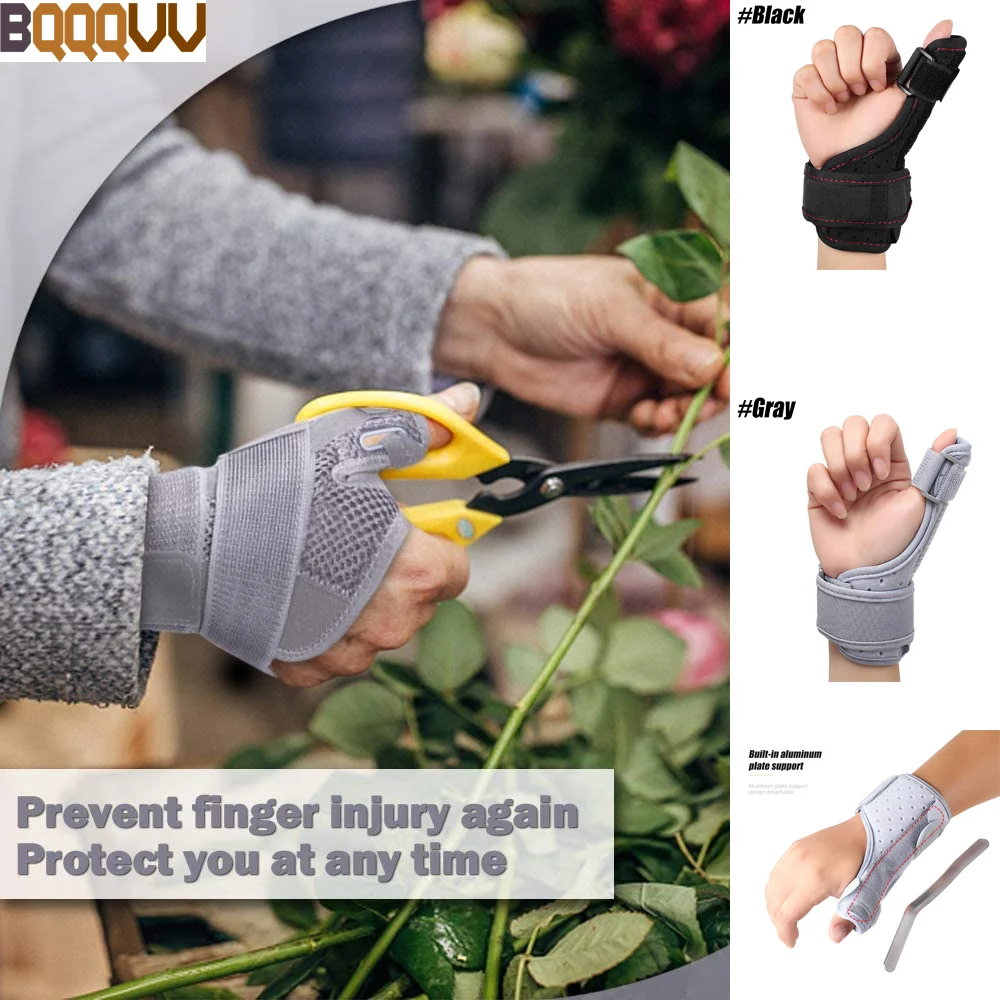 1 Stück Handgelenk-Daumen-Handstütze für Karpaltunnelsyndrom, verstellbare Fingerhalterung, Schutzbandage, Schutzhülle zum Schutz der Finger