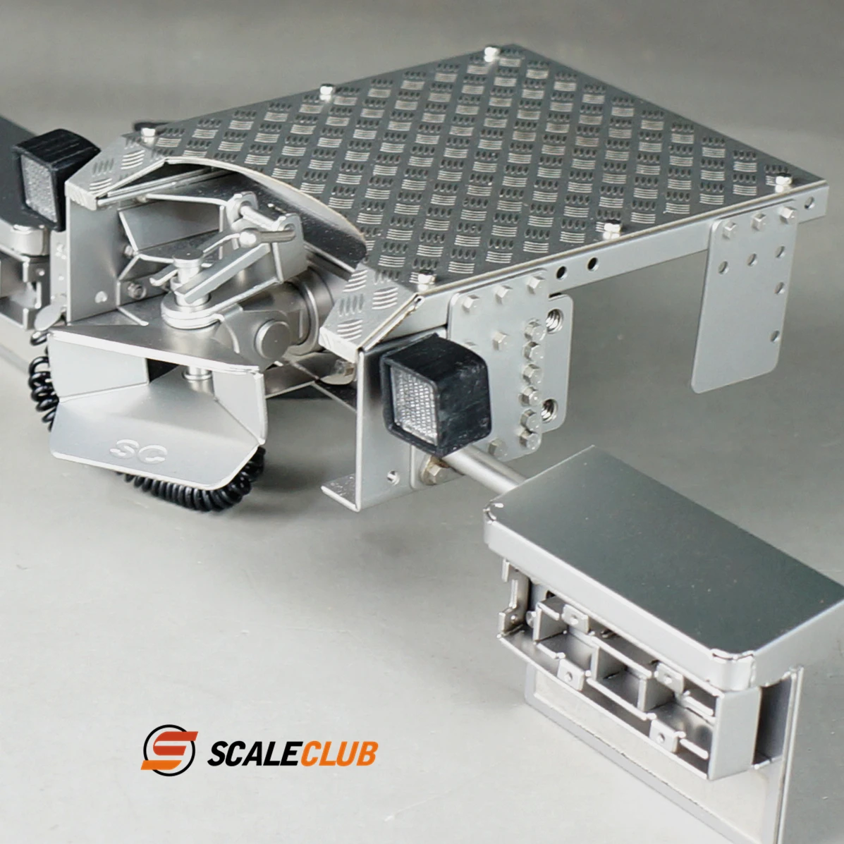 Scaleclub Model Voor Regal Volvo 1/14 Zware Slepen Hoofd Oka Upgrade Metalen Staart Beam Voor Tamiya Lesu Rc Truck Trailer