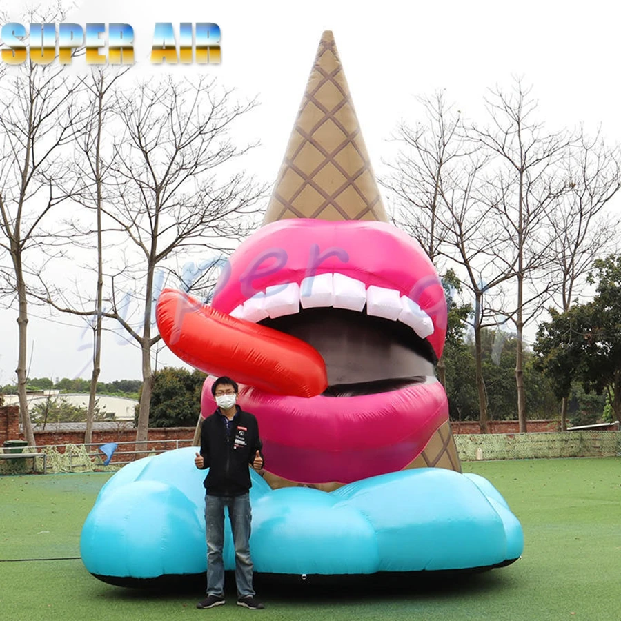 Gepersonaliseerde op maat gemaakte producten opblaasbaar ijs voor activiteit of feestdecoratie