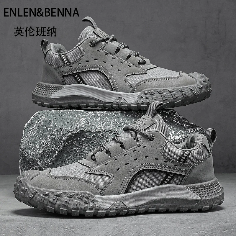 الخريف عارضة أحذية للرجال الرياضة في الهواء الطلق تشغيل موضة جديدة تنوعا الدانتيل يصل خفيفة الوزن تنفس عدم الانزلاق أحذية رياضية