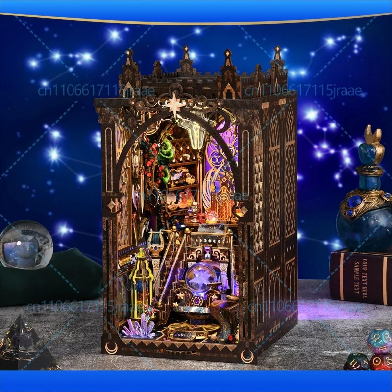 

Constellation DIY hut handmade puzzle magic assembly building block decoration three-dimensional wooden book model gift original