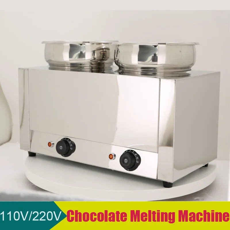 Wholesale Prices 7L*2 Food Insulation Pot Commercial Electric 110V/220V Chocolate Melting Machine