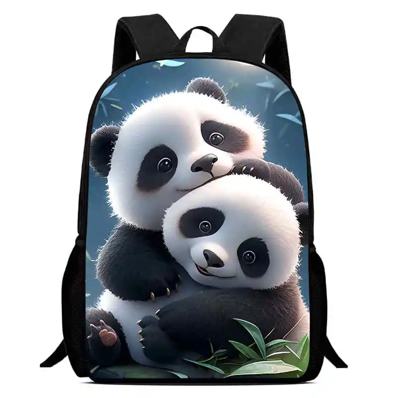 

Школьный рюкзак Mochila, школьные ранцы с изображением панды для девочек и мальчиков, прочный и легкий детский рюкзак для детского сада