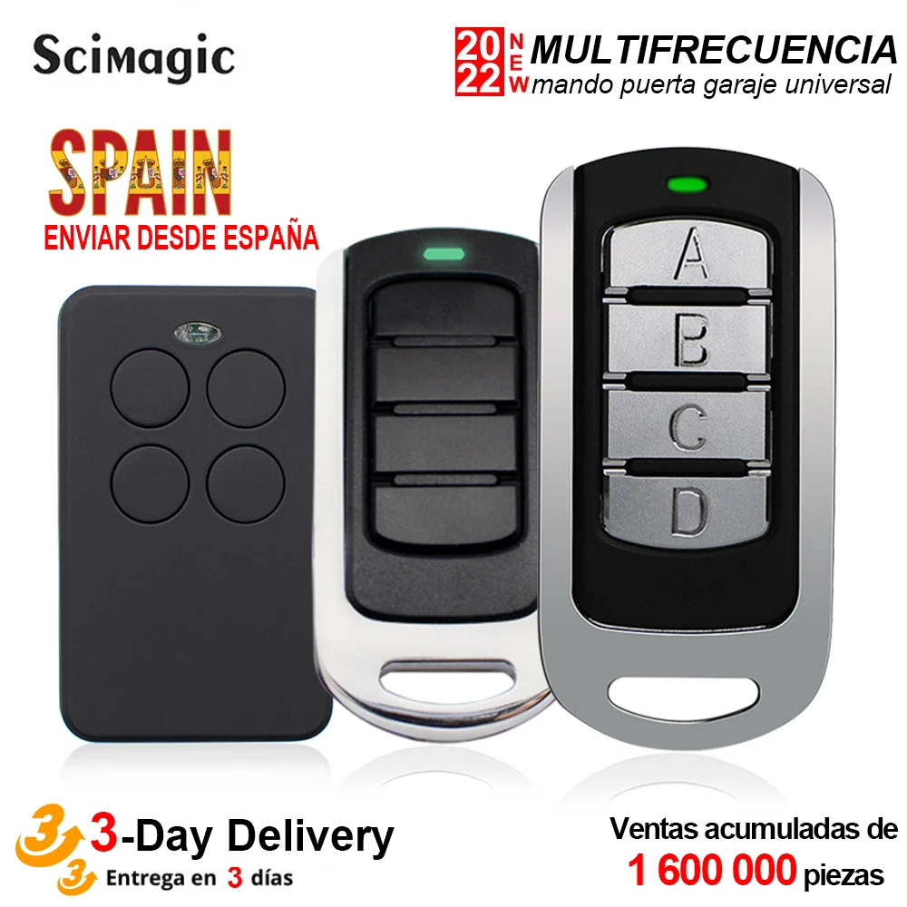 Imagem -01 - Controle Remoto para Portão de Garagem Rolling Code Clone Duplicador Abridor de Comando 433.92 280 a 868mhz 315mhz 433mhz controle remoto para portao de garagem rolling code clone duplicador abridor de comando 43392 280 a 868mhz 315mhz 433mhz 01