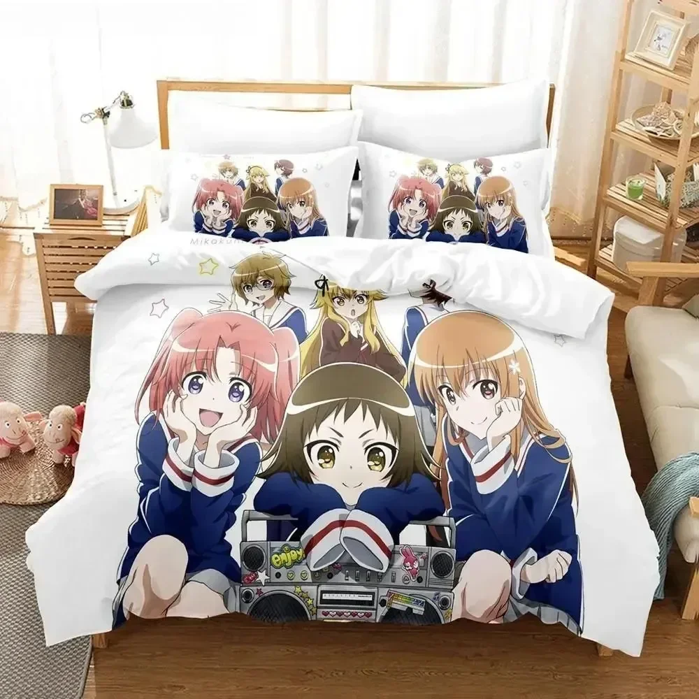 Anime Engaged To The Unidentified Anime Bedding Set Pillowcases Single Full Queen King for Girl Kids Duvet Covers Set