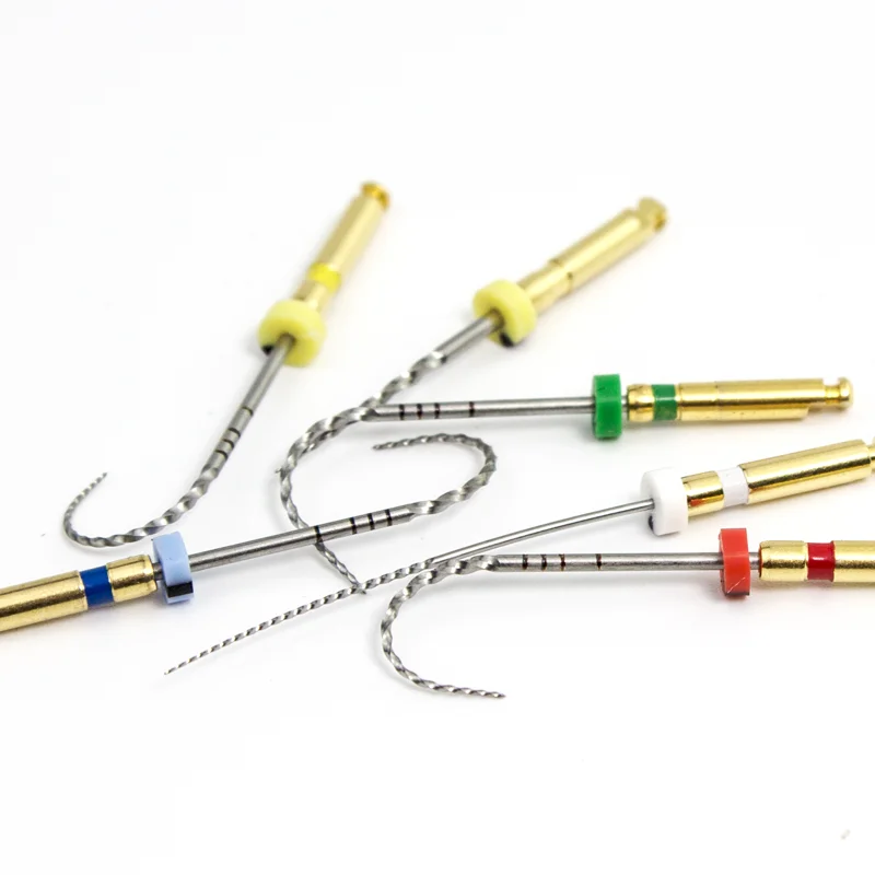 Dental File COXO SOCO SC Root Canal Taper Endodontic File Gold Heat Activated Rotary File Flexible Dentist Materials  COXO