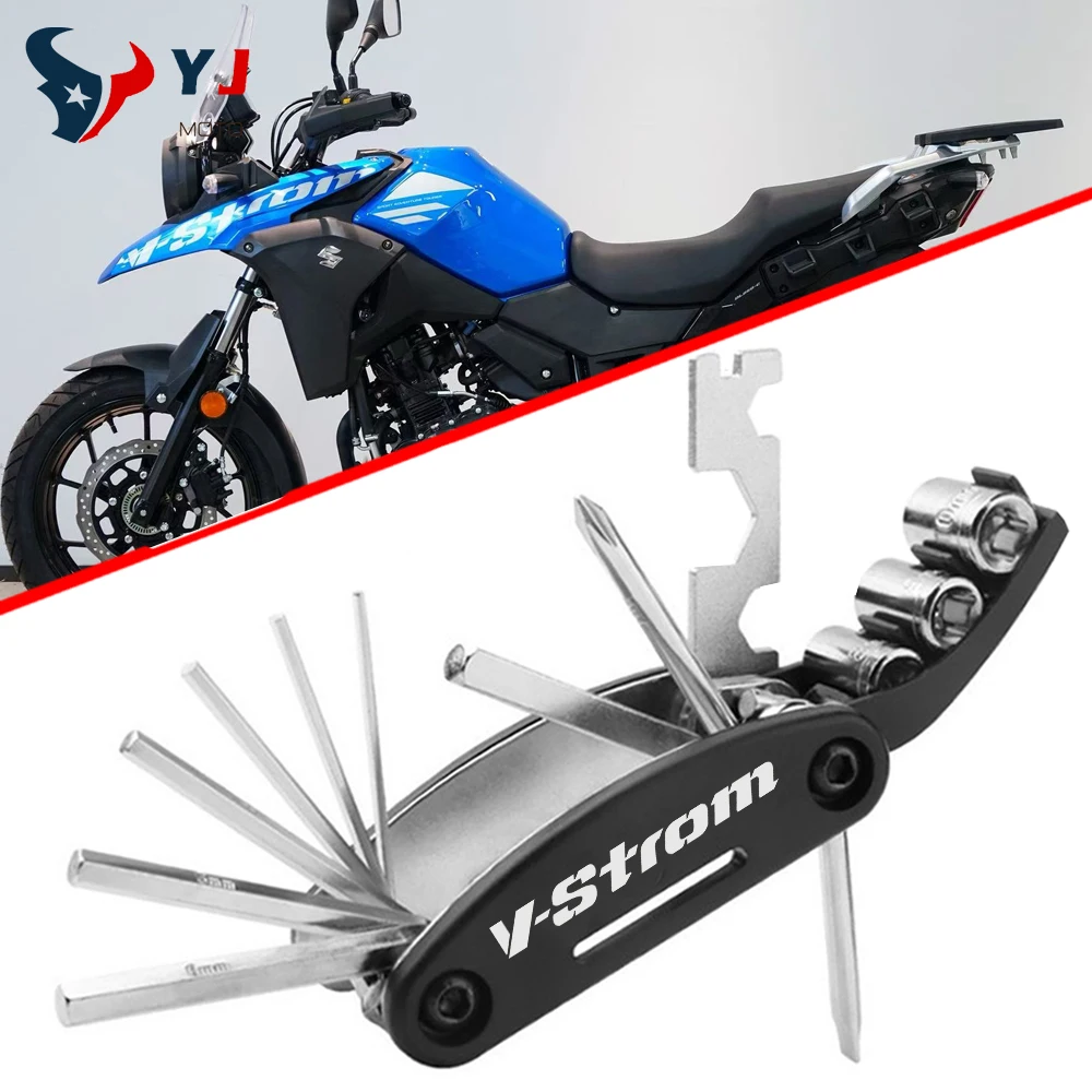 

Для Suzuki V-Strom DL 250 650 800 1000 1050 XT V Strom VStrom 800DE DL650 аксессуары для мотоциклов, набор отверток для ремонта