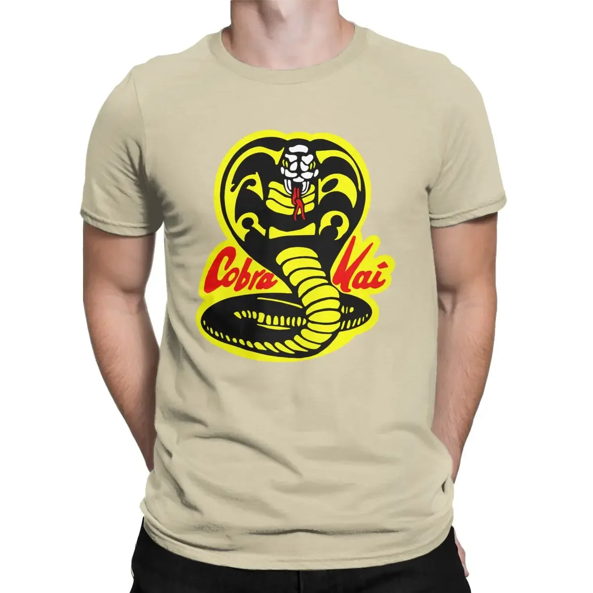 2024 fajnych i popularnych Cobra Kai Karate dla dzieci T-Shirt w stylu Vintage mężczyzn zabawna koszulka koszula z okrągłym dekoltem koszulka z