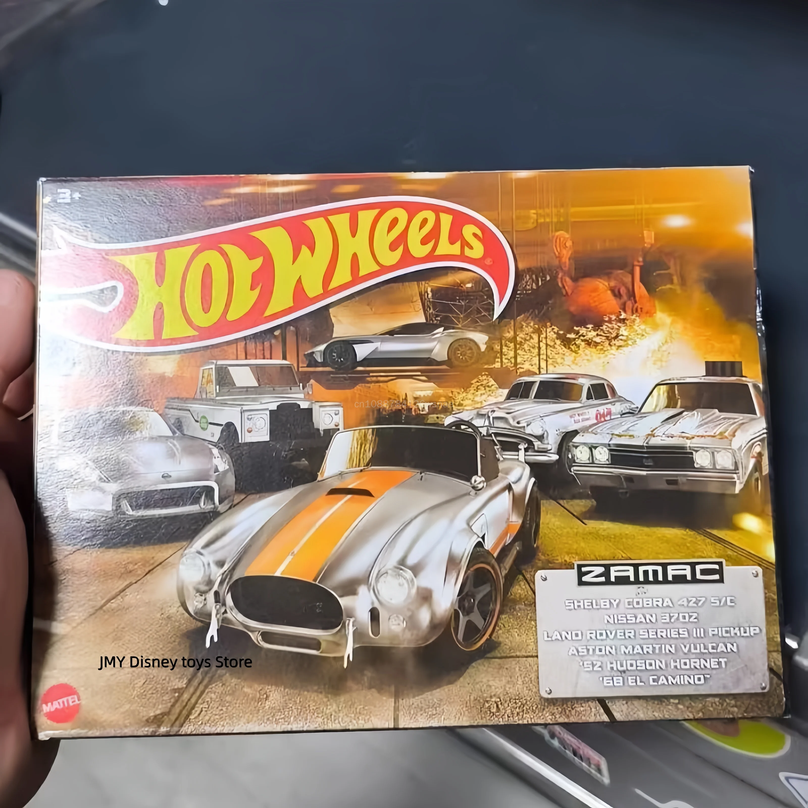Zamac H Batch Shelby Cobra 427 S/C, наборы Hot Wheels Nissan 370z, коллекционные литые модели автомобилей 1/64, 6 штук в коллекции, подарок для взрослых.