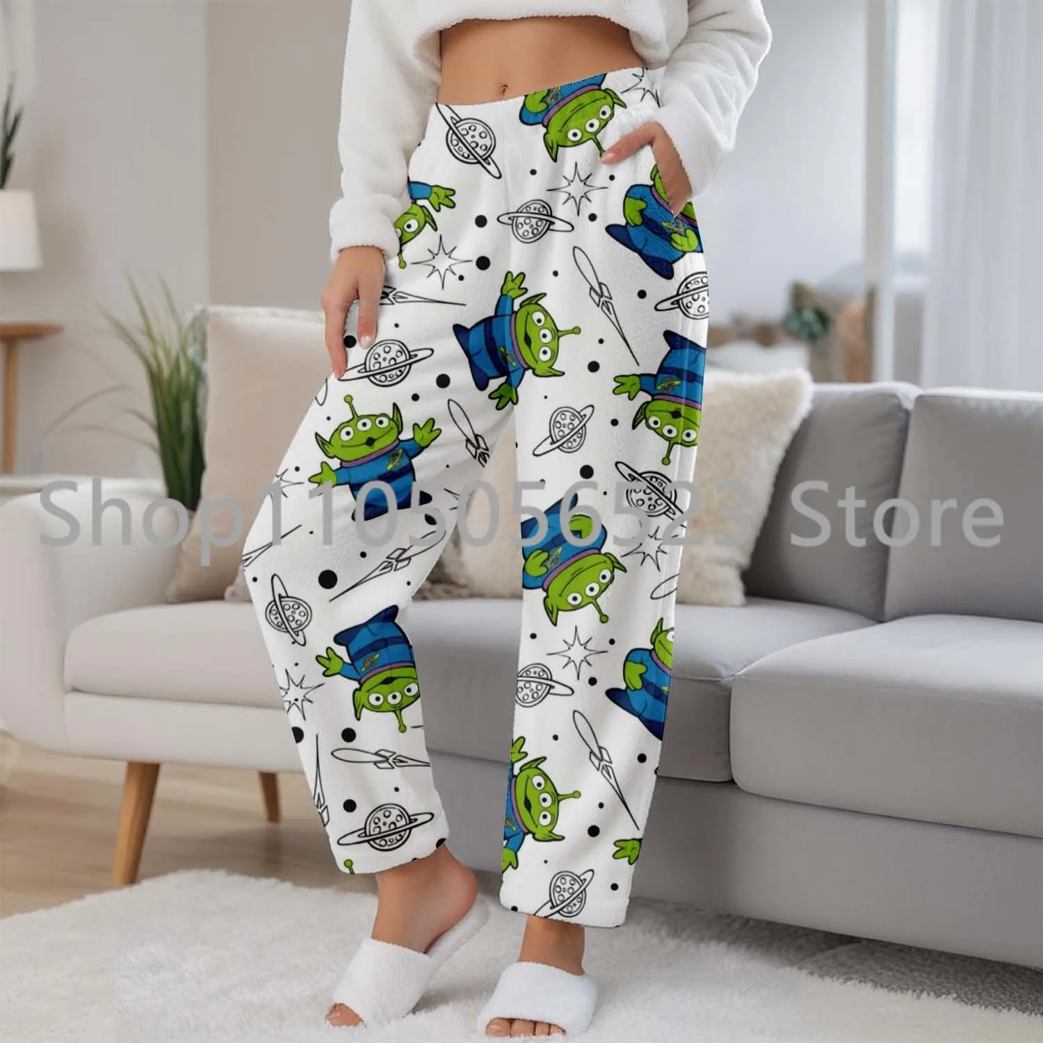 

Самые популярные фланелевые брюки с милым мультяшным 3D-принтом, повседневная уличная одежда для женщин, девочек и мальчиков с уютной фланелевой тканью