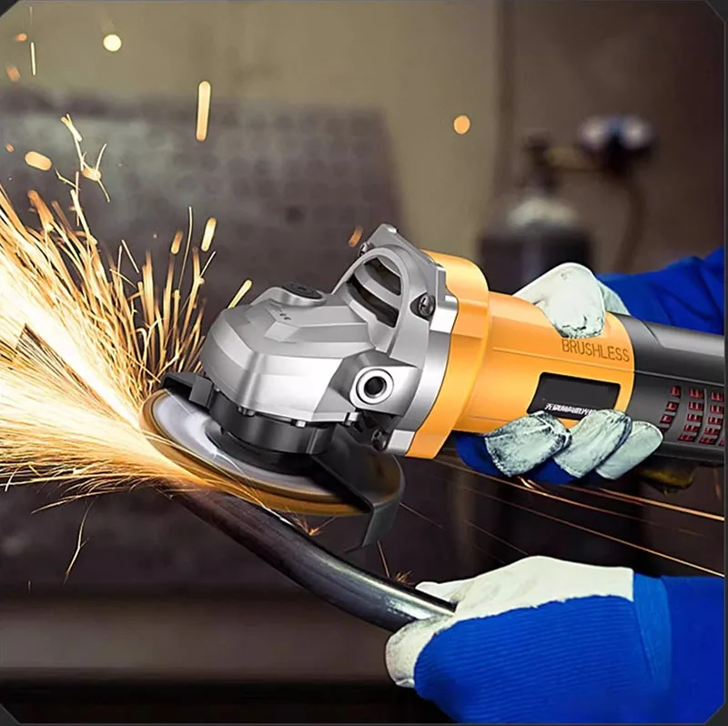 Moedor de ângulo portátil multifuncional, ângulo doméstico, moedor de ângulo sem escova