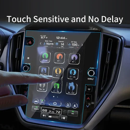 Imagen 2 del producto Protector de pantalla de 11,6 pulgadas, protección para navegador, película protectora de vidrio templado, pegatinas para coche, accesorios para Subaru Crosstrek 2024