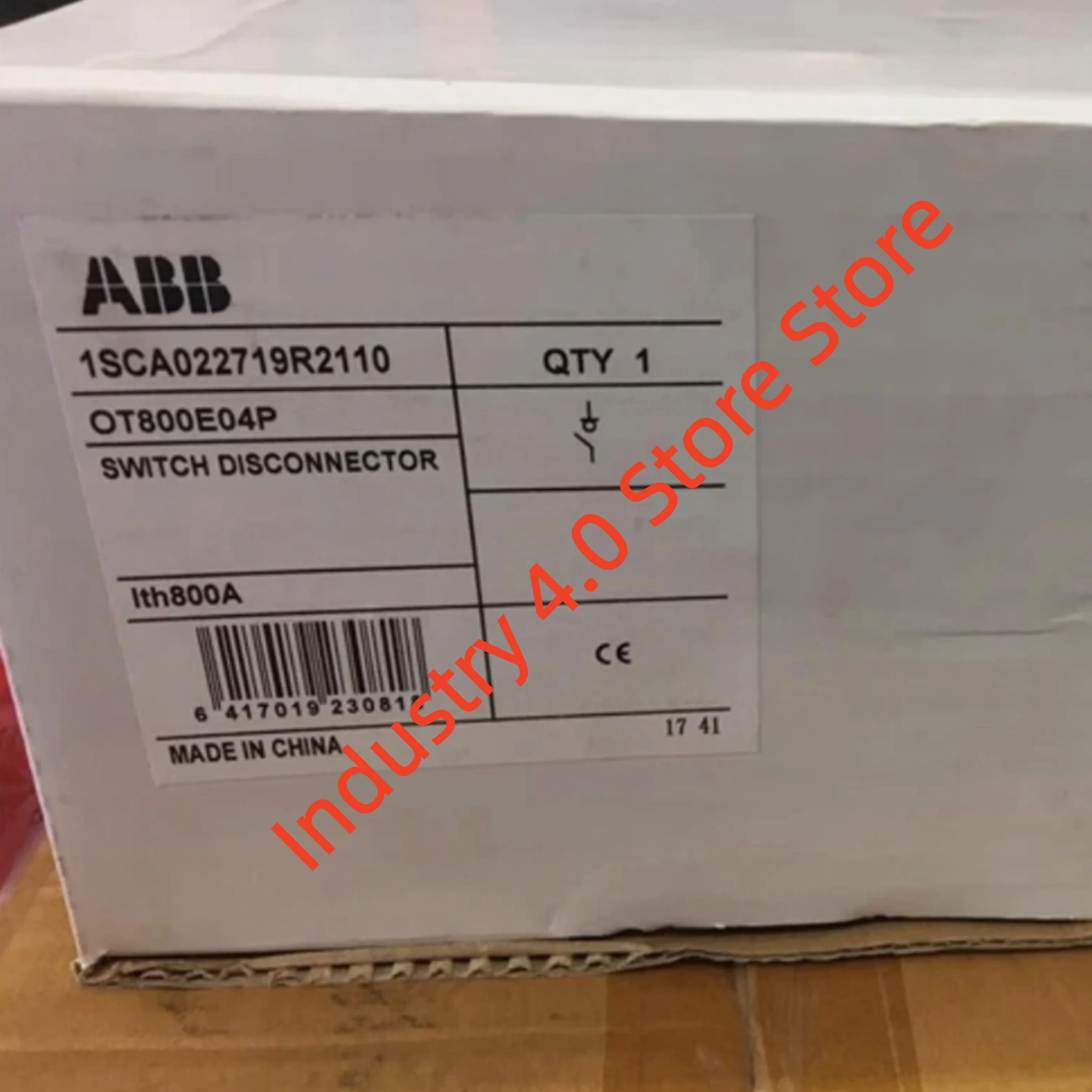 New in box  OT800E04P 1SCA022719R2110 disconnecting switch