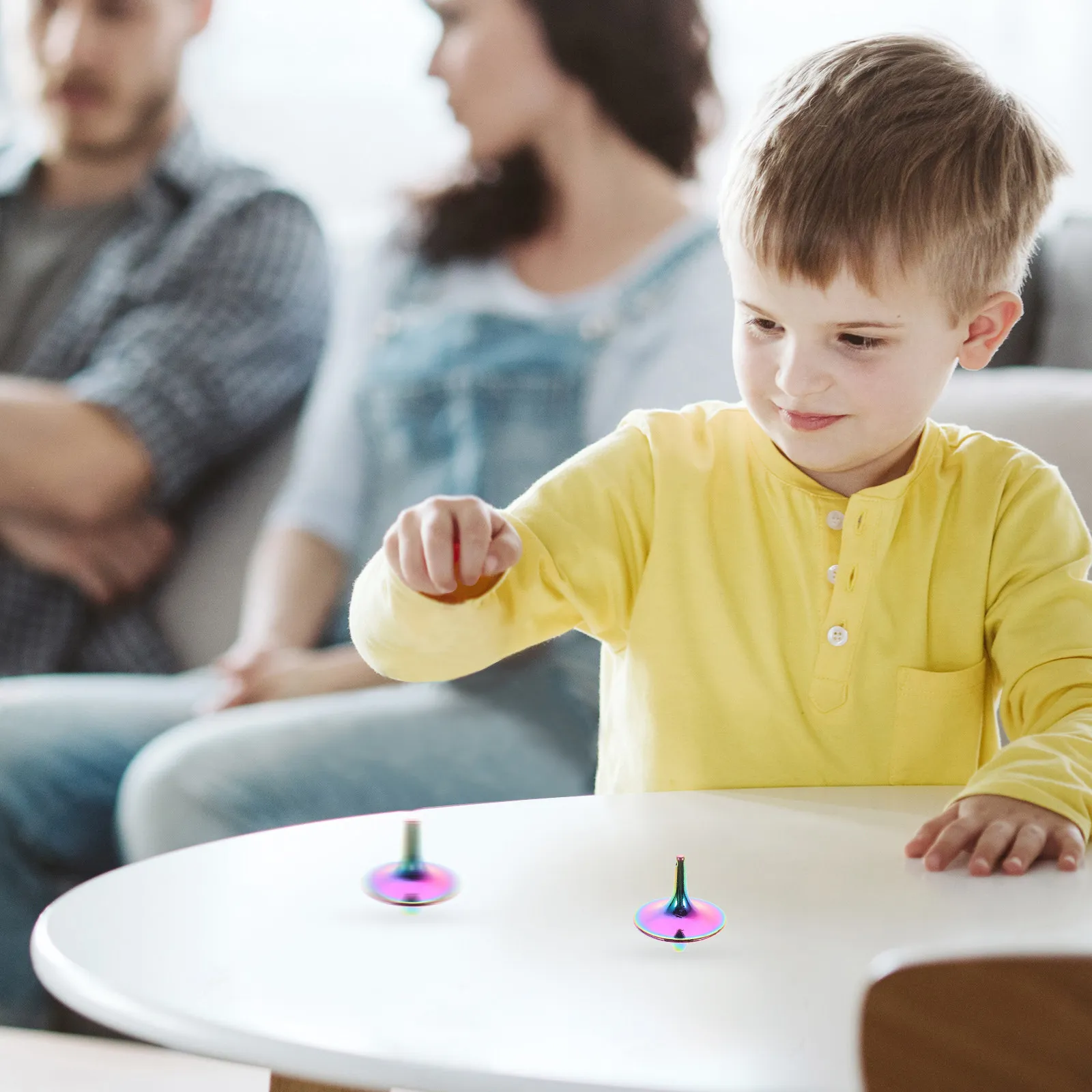 

Непротивоположимый гироскопический волчок из меди с ЧПУ для детей, для снятия стресса, износостойкий, забавная детская игрушка, портативный гироскоп