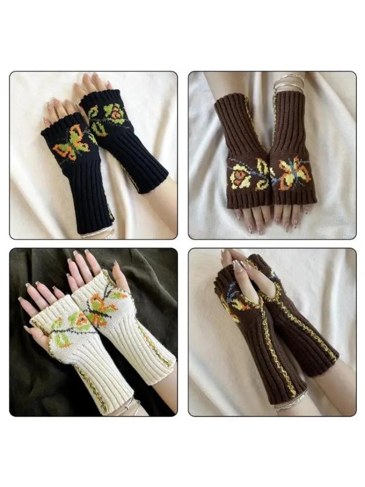 652f-2-パック滑り止めサーマルグローブ多目的冬ミトン通気性手袋トレンディな女性のため