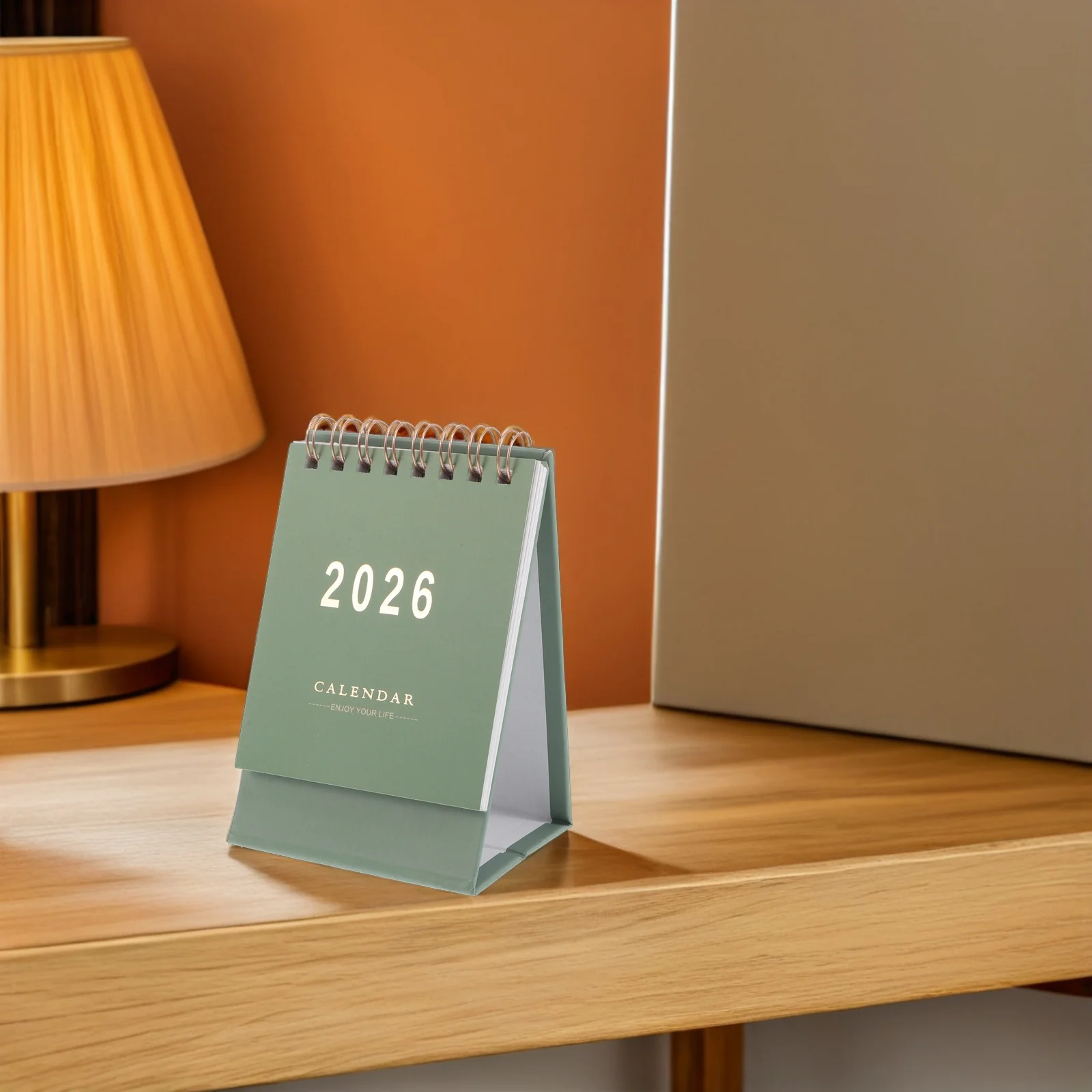

Simple Mini Desk Calendar Calander Daily Use Office Decor Desktop Bedside 2026 Calendars Paper Standing
