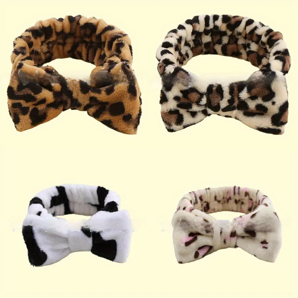 

Women Makeup Coral Fleece Headband Wash Face Soft Hair Holder Elastic Top Knot Hairbands Girl Headwear Hair Accessories