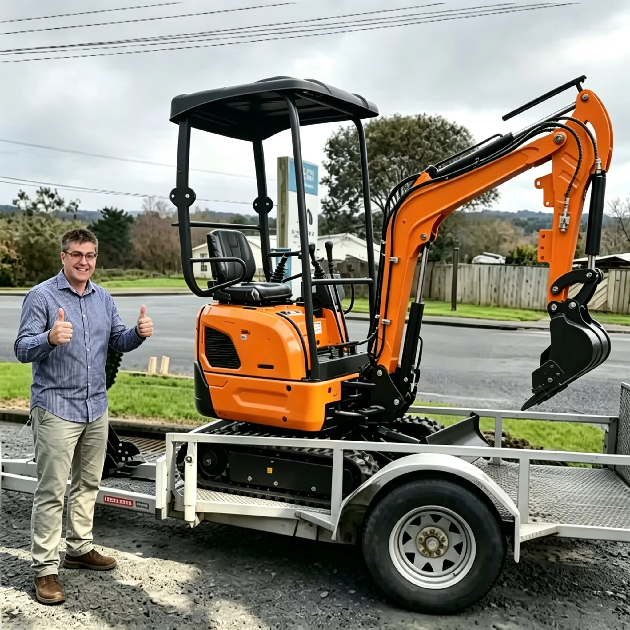 Multifunctional Mini Excavator Customized Configuration Mini Digger Hydraulic Digging Equipment For Home And Farm Use