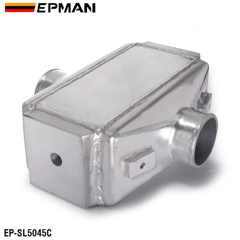 

EPMAN Racing Performance Liquid Water To Air Intercooler 12"x11"X4.5" Bar & Plate Inlet Outlet 3" EP-SL5045C