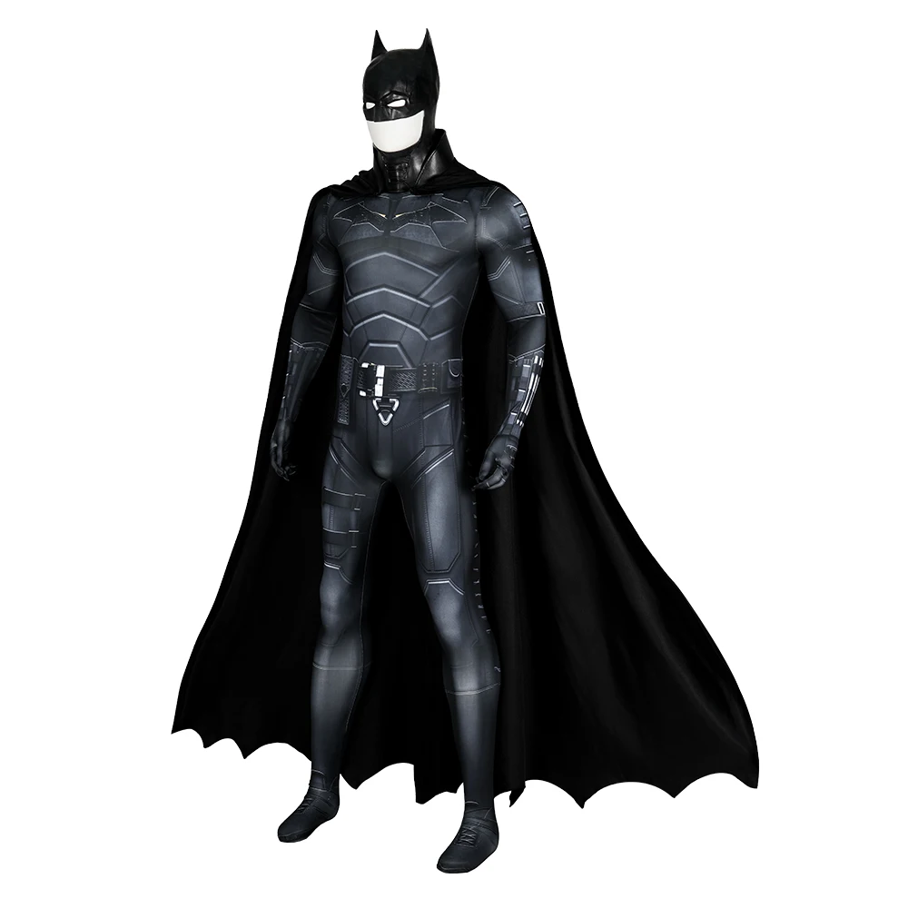 Bat Cosplay Halloween Bruce Costume Adult Superhero Wayne Jumpsuit Fancy Battle Uniform Black Suit Halloween Carnival Clothing