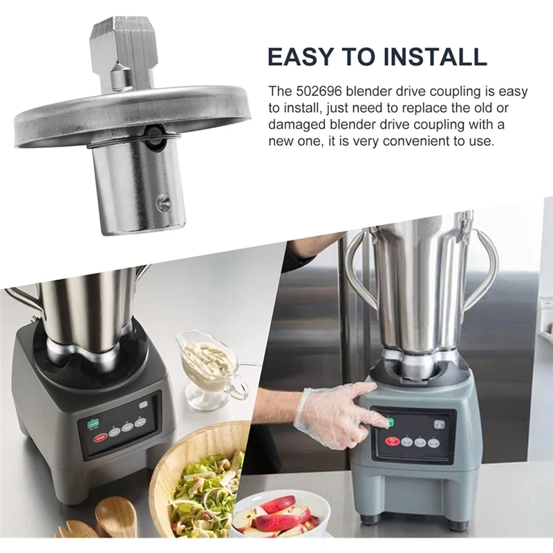 

【Купон!】Для Waring Коммерческий блендер CB15 CB15T, совместимый 502696, приводная муфта блендера, режущее лезвие в сборе, подходит