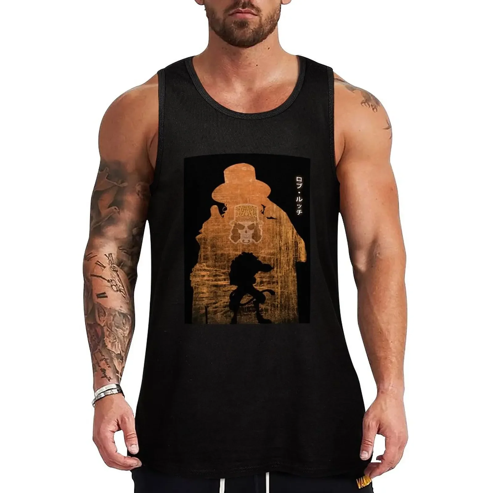 Rob Lucci Tank Top mens clothing Japanese t-shirt singlets for men