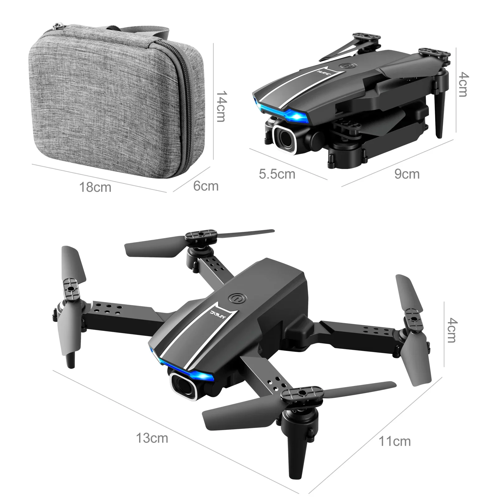 YLR/C S65 RC Drone with 4K Dual Camera RC Quadcopter with Function Trajectory Flight Gesture Control RC quadcopter dron toys