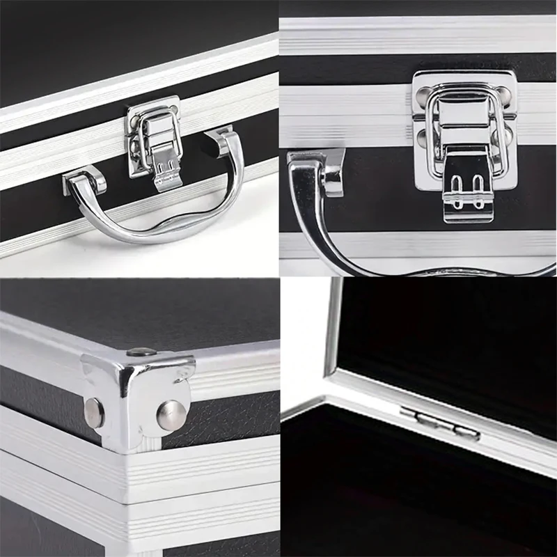 18x11x5.8cm Aluminum Alloy tool box Small Equipment Precision Parts Storage Box Jewelry Storage and Display Box