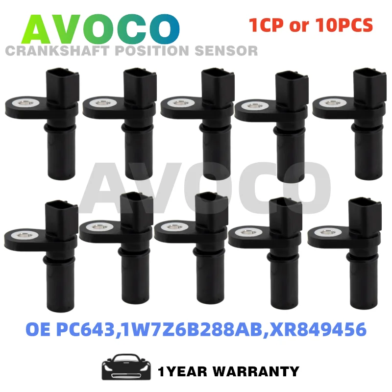 1/10PCS PC643 Camshaft Position Sensor For Ford Expedition Lincoln Mark Mercury Jaguar Replace 1W7Z6B288AB XR849456 XR822550