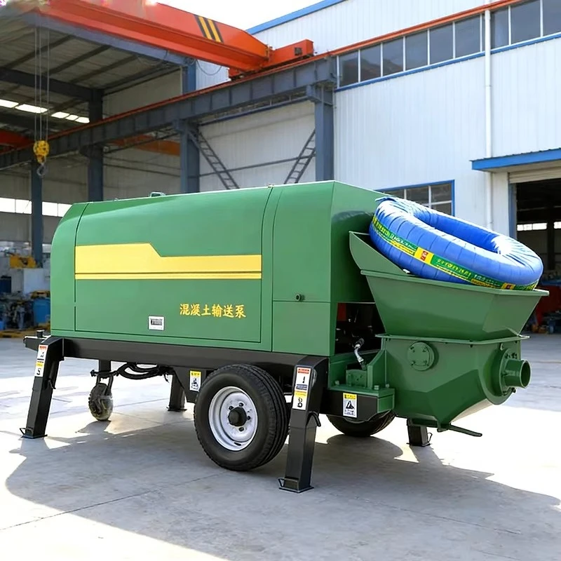Standard Construction Diesel Concrete Pump Full Accessories Pump For General Engineering Work and Infrastructure Projects