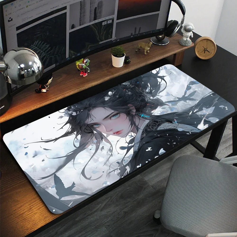 

anime e-sports large gaming keyboard pad, cool office computer keyboard Table pad, professional anti-slip desktop protection Mat