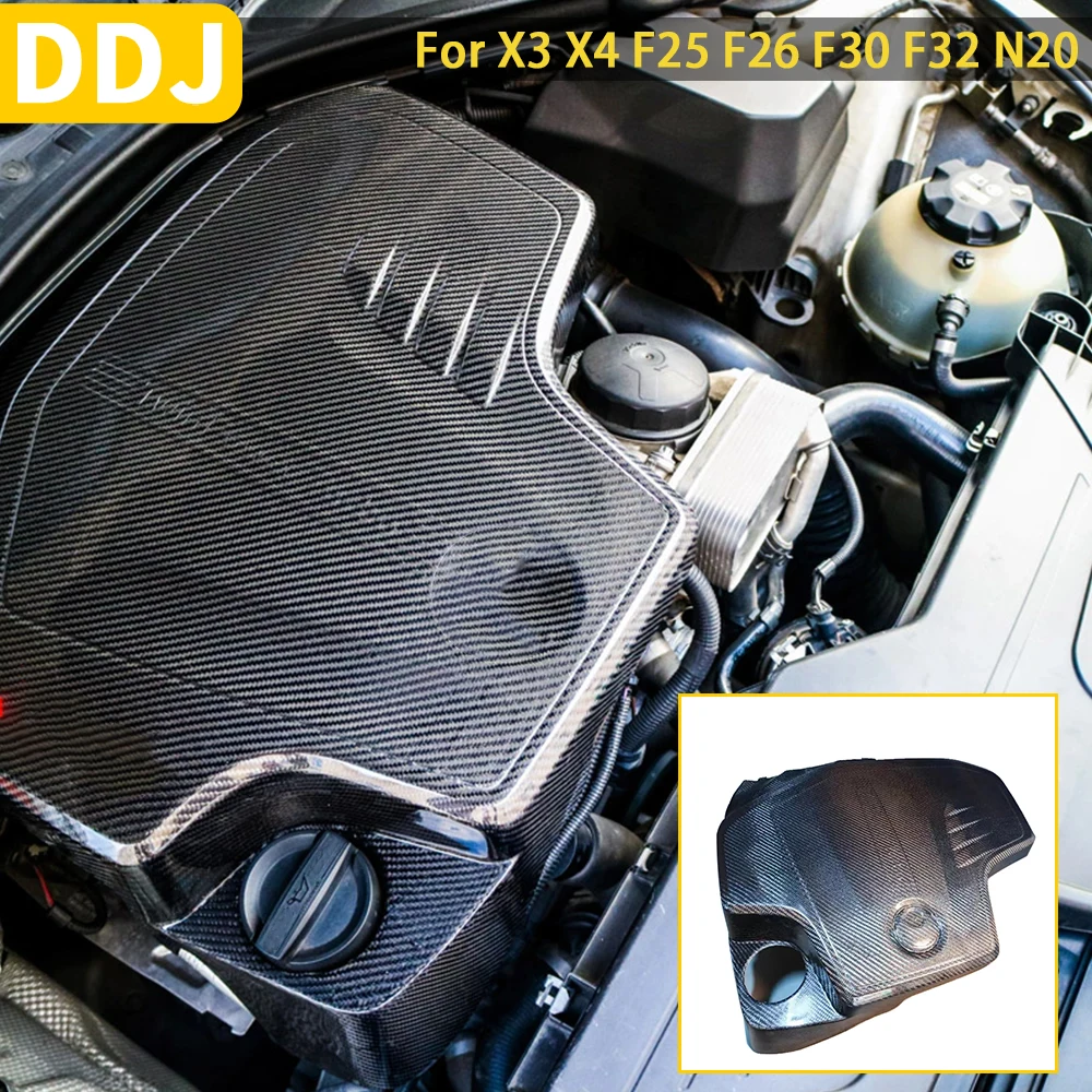 

For BMW 3 4 Series X3 X4 F25 F26 F30 F32 Accessories Real Carbon Fiber Bonnet Hood Carbon Fiber Auto Protector Replacement