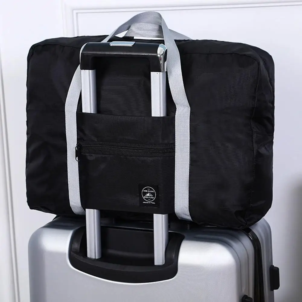 Foldable Carry-on Travel Bags Large Capacity Storage Bag Lightweight Multifunctional Airplane Duffle Handbag Nylon Weekend Totes