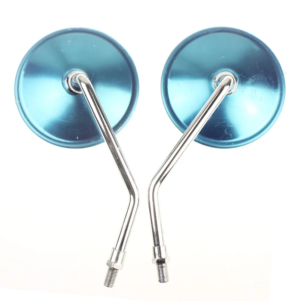 Modified Motorcycle Side Mirrors for Haojue Suzuki Qjmotor Qingqi Haojin Honda for 125cc-800cc Decorative 10mm Rear-View Glasses