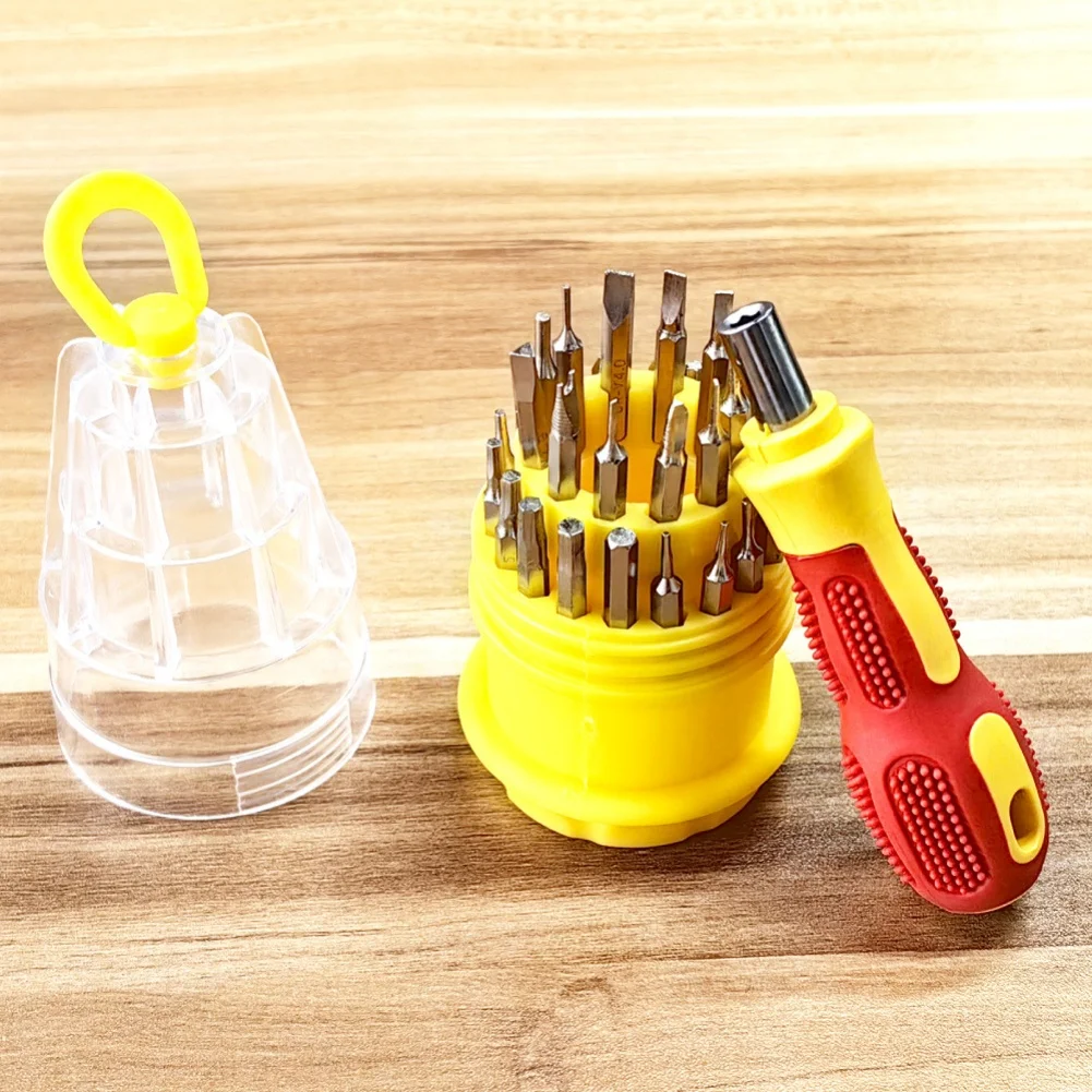 Screw Tool Set Chrome Aluminum Steel Magnetic Screwdriver Set For Electronic Devices Accessories Disassembly Tool