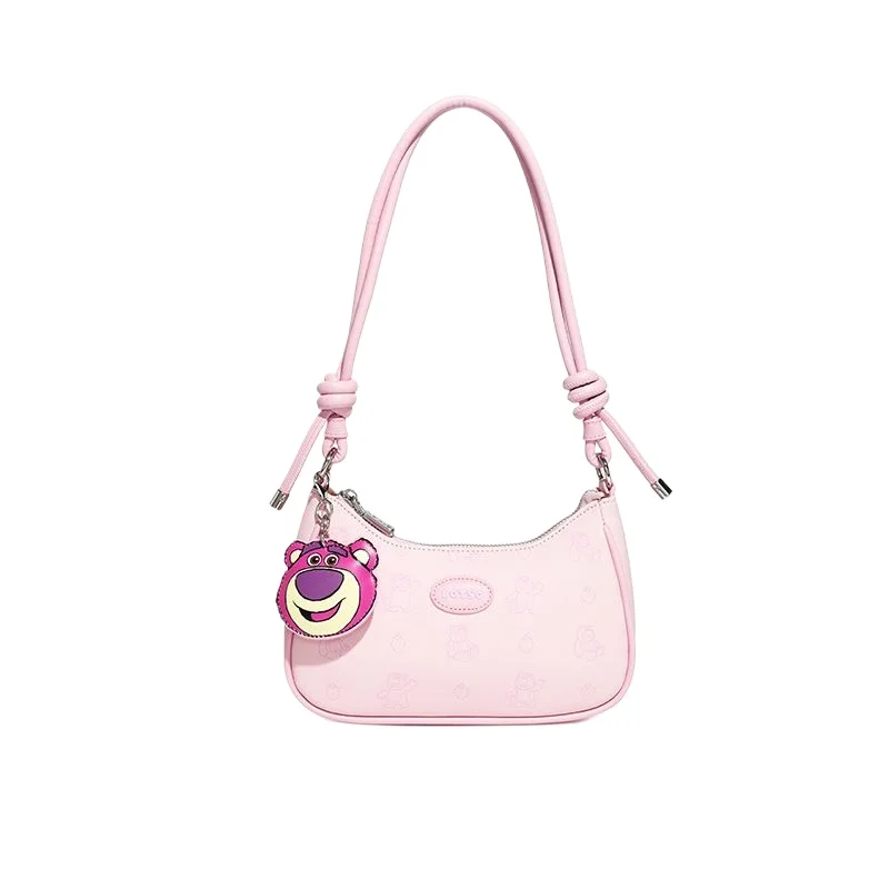 

Disney Lotso Bear Shoulder Bag for Women Casual Crossbody Bag Student Handbag Autumn Winter Fashion Accessories