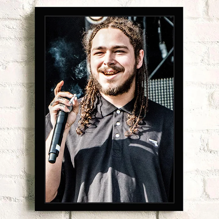 ألبوم موسيقى الهيب هوب الشهير ذكر المغني بوست مالون صور غطاء ألبوم موسيقى الهيب هوب المشارك قماش اللوحة جدار الفن صورة ديكور المنزل