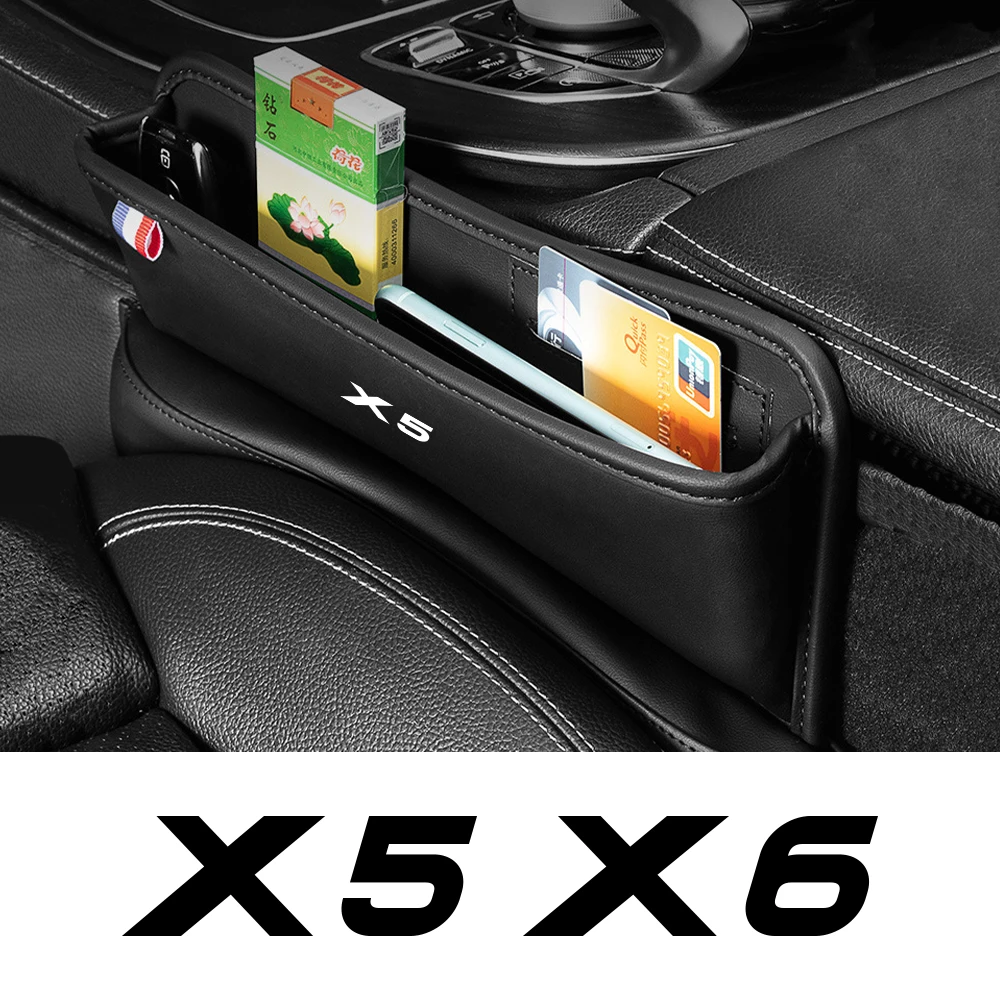 Женская сумка для хранения разрезов на сиденье автомобиля, нескользящая сумка для хранения для BMW X5 X6 G05 G06 F15 F16 E70 E71 E53 E72, автомобильные аксессуары