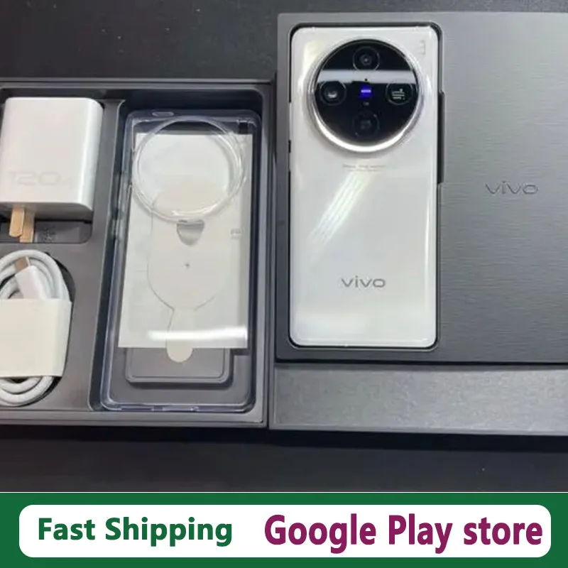 Original Vivo X100 Pro Mobile Phone Wireless Charge 5000mAh Battery Dimensity 9300 OTA 64.0MP Camera 6.78