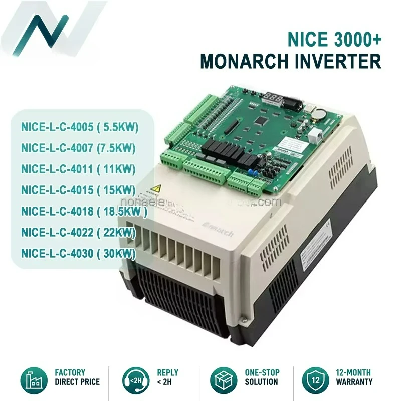 NICE3000+ Integrated Drive and Controller NICE-L-C-4007 7.5kw NICE-L-C-4011 11kw Elevator Controller Inverter Parts