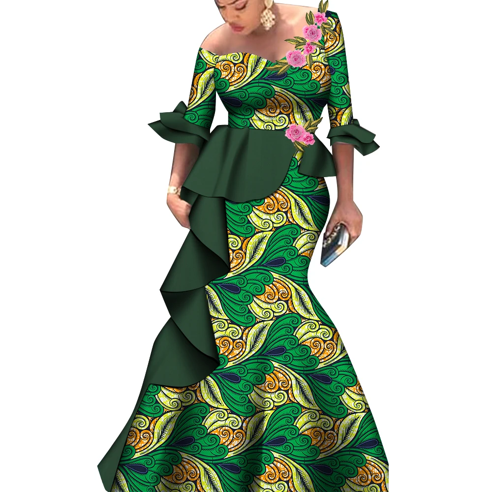 Flared African Attire Dress: Real Wear, Real Confidence My Experience With  the WY9048 Maxi Dress