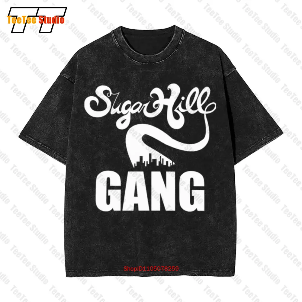 

Винтажная футболка большого размера Sugar Hill Gang Rappers Delight Tour V289