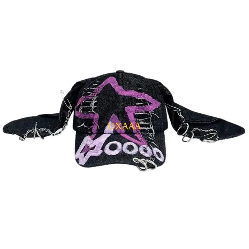 

DXAA Женщины кролики уши уши бейсбол с уникальной шляпой для девочек Концерт для девочек показывает дышащая шляпа для взрослых