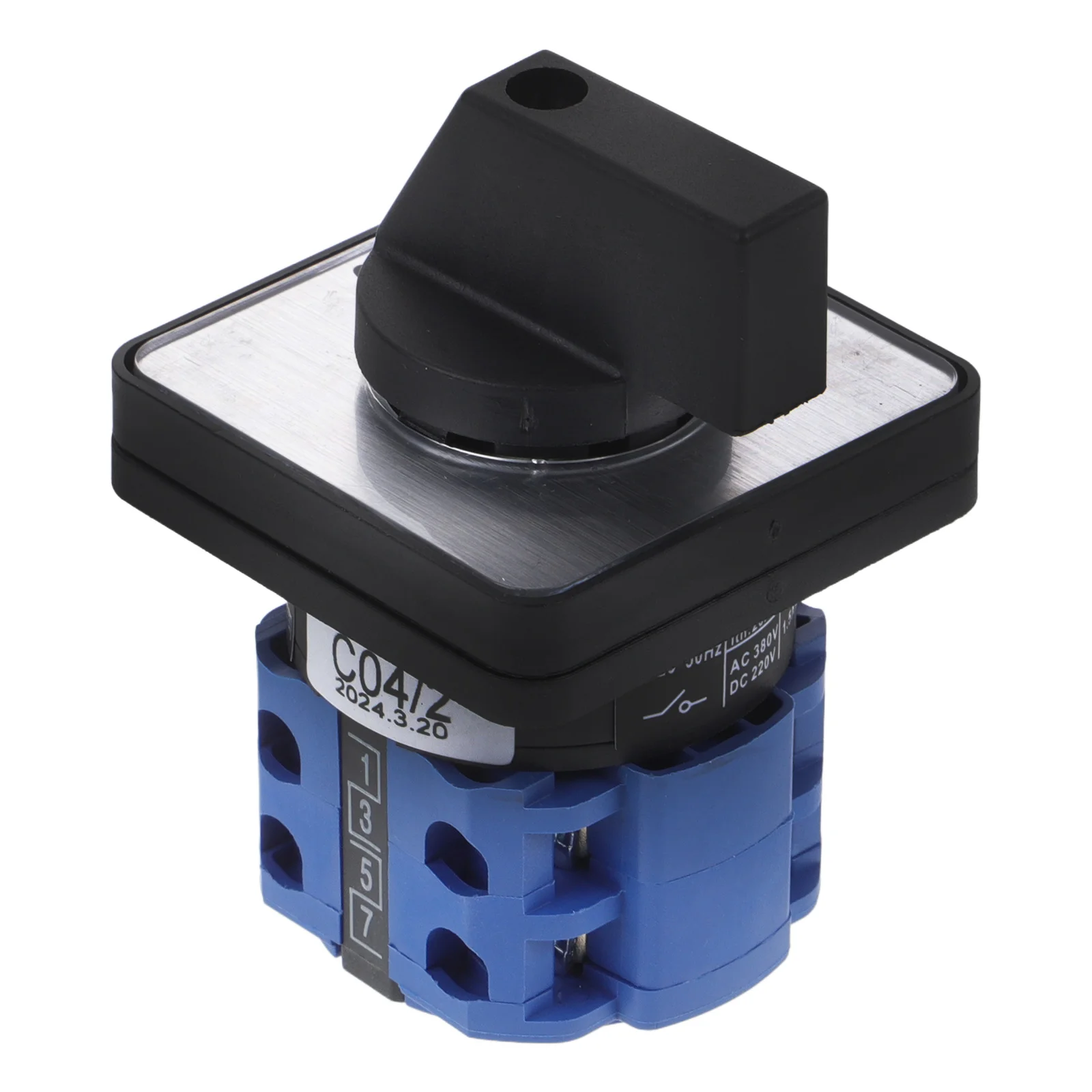 

2-Position Rotary Cam Changeover Switch Transfer Industrial Power Supply Selector Replacement For Motor Control System Efficient