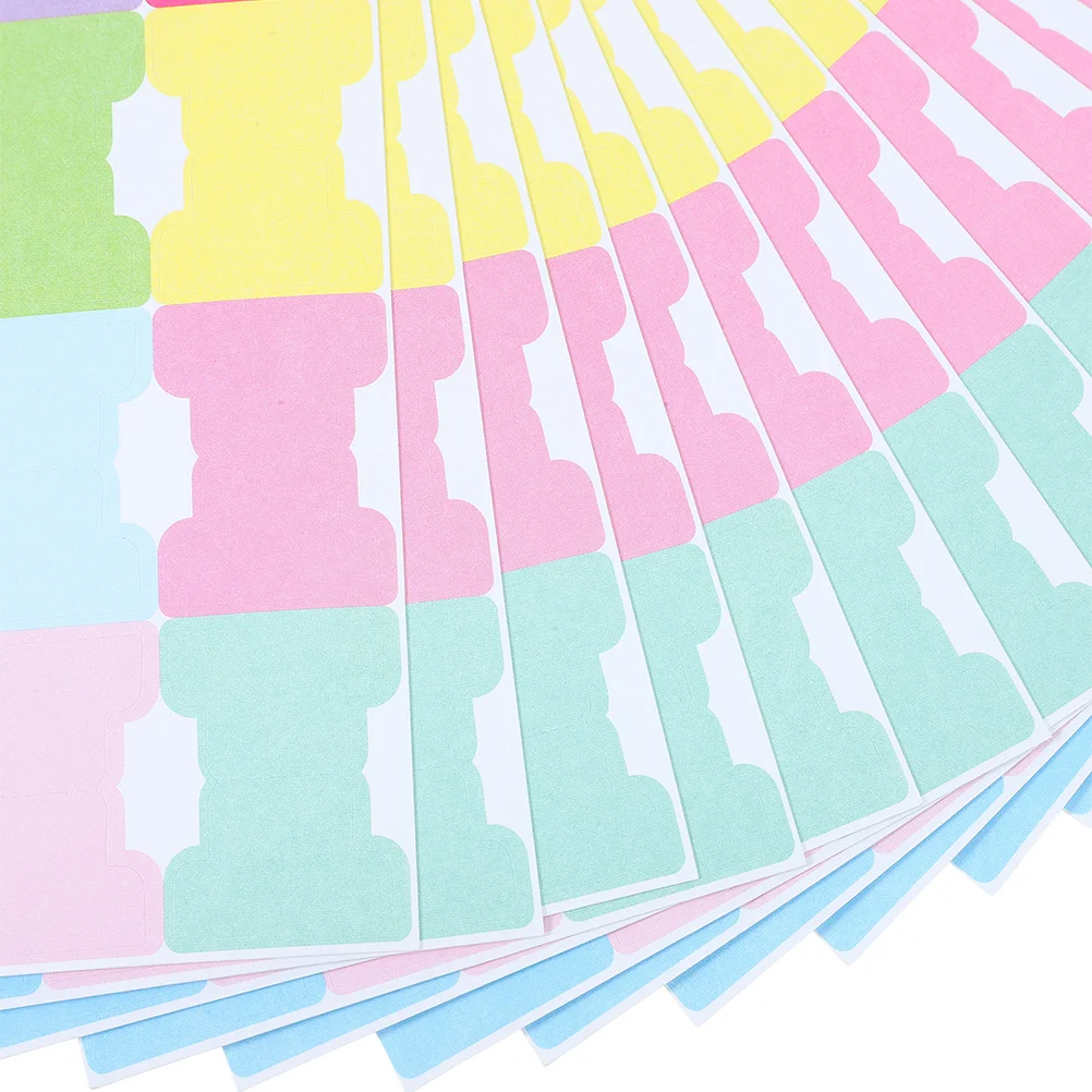 24 قطعة علامات تبويب دفتر الملاحظات الملونة علامات الصفحة اللاصقة ملصقات الفهرس لمجلة مخطط مكتب اللوازم المدرسية مزدوجة الجانب للكتابة