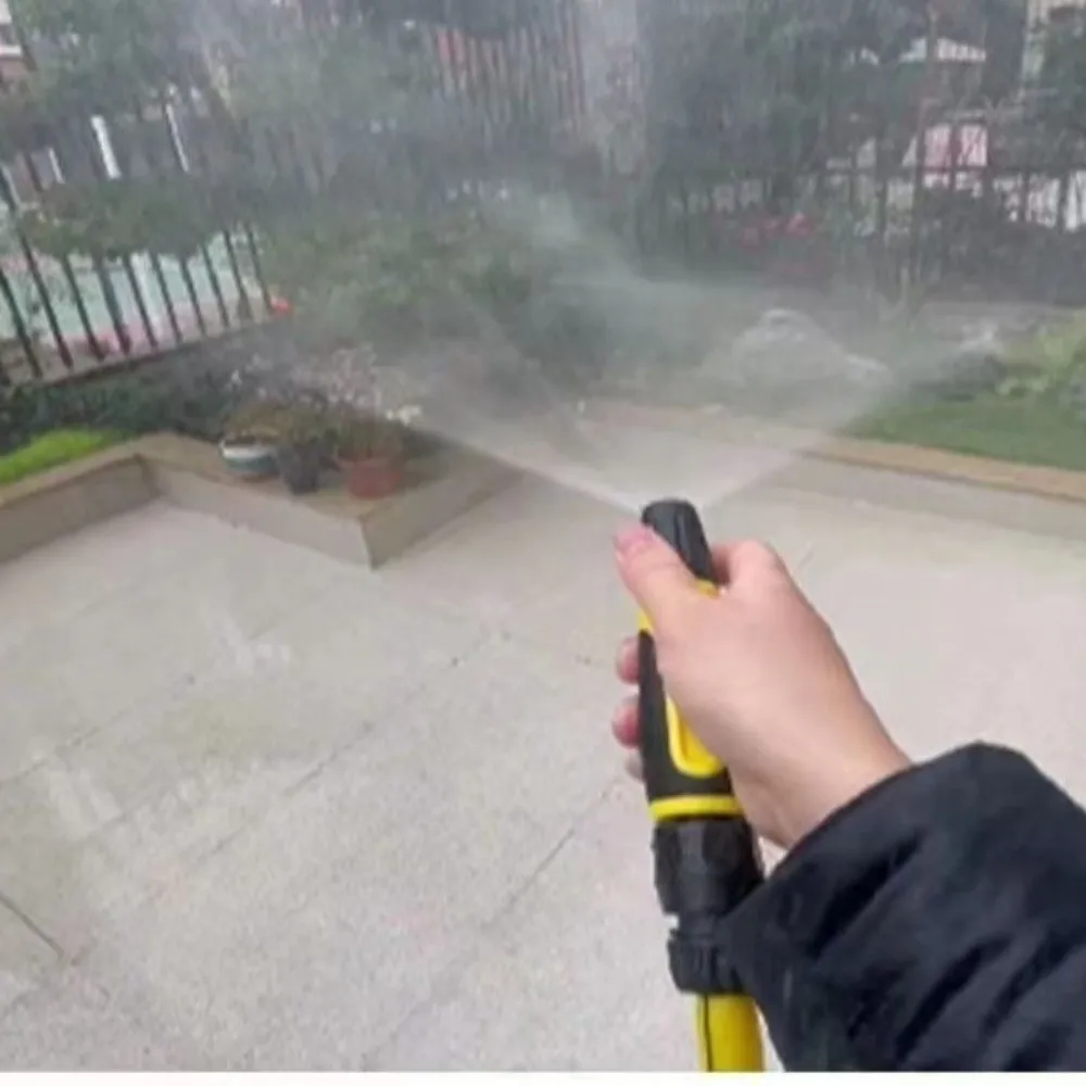 أدوات البستنة قابل للتعديل ارتفاع ضغط فوهة تجهيزات أنابيب أداة تنظيف السيارة المحمولة خرطوم بلاستيكي فوهة حديقة الري #4