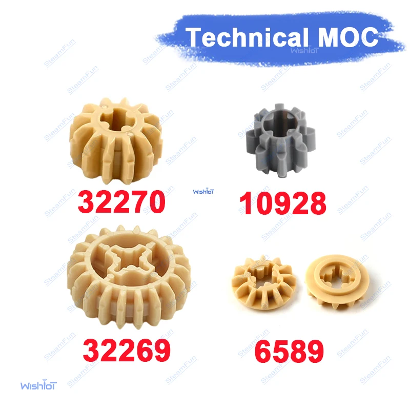 

Новые дифференциальные шестерни для технических трансмиссионных систем Legoeds MOC: модульные строительные блоки, аксессуары, игрушки