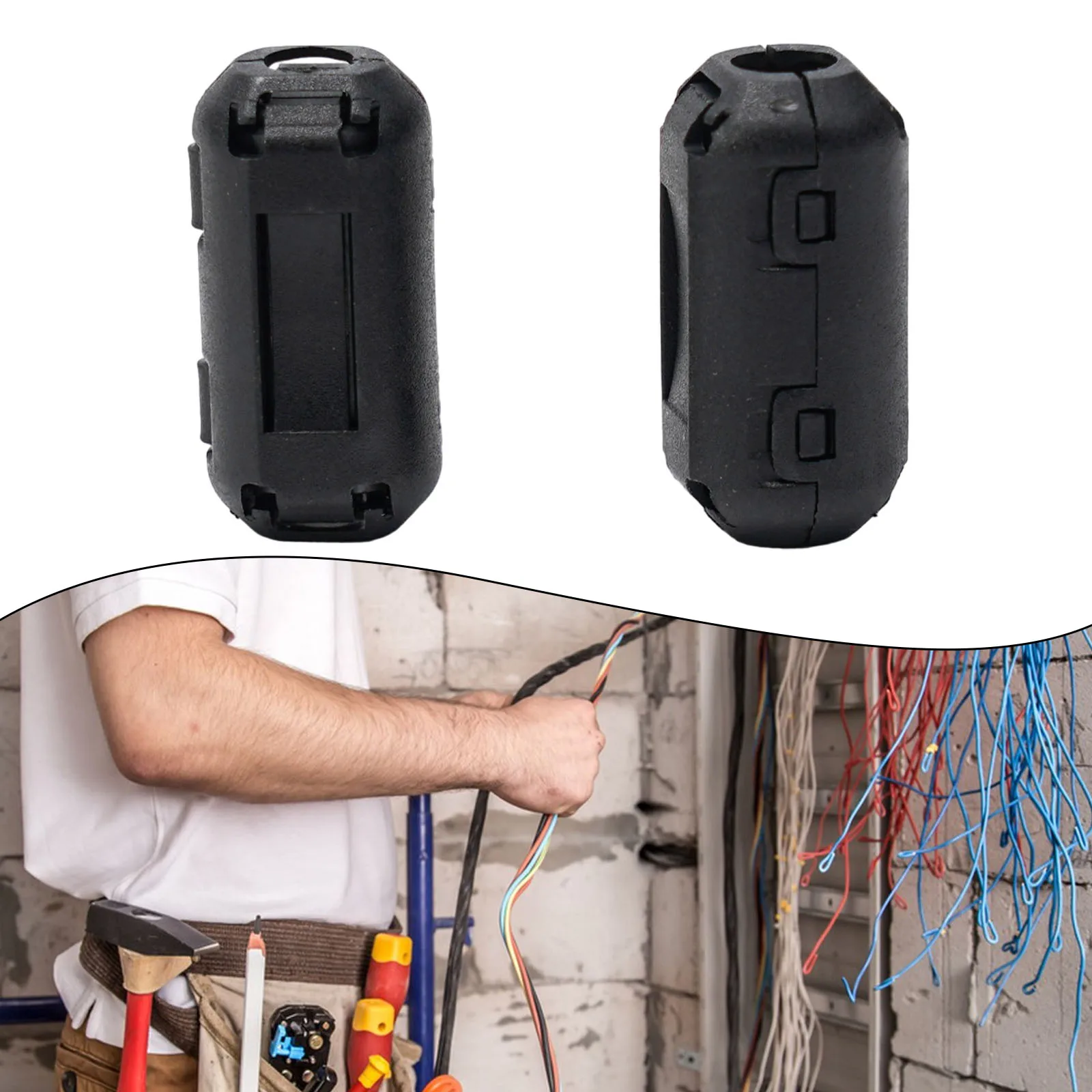 كابل حلقة كابح الضوضاء TDK-ferritte Core ، مشبك على السلك ، RFI ، EMI ، كابل مكبر الصوت ، لوحة الطاقة الشمسية ، USB ، غطاء كابل الصوت ، 5