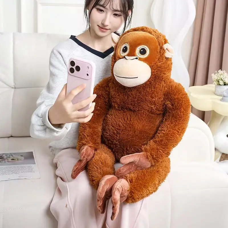 Neueste Simulierte Kuschel-Gorilla-Puppe Kawaii Plüschtier-Figur Cartoon-Anime Niedliches Kinder-Geburtstags- und Feiertagsgeschenk – Detail 10